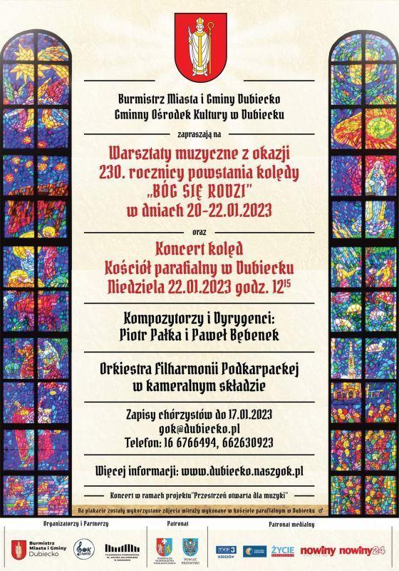 Bóg się rodzi! Koncert i warsztaty na 230-lecie. Zapisz się!