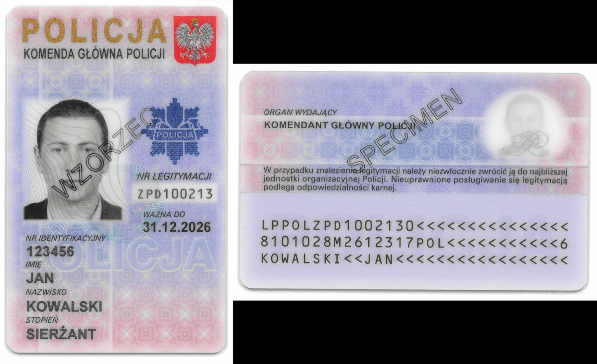 Nowe legitymacje dla policjantów