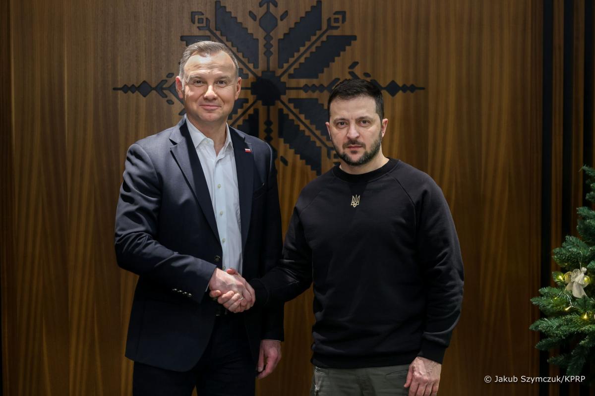 Rzeszów: Prezydent Duda spotkał się z prezydentem Zełenskim