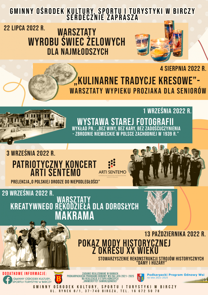 Warsztaty, wykłady i pokaz mody