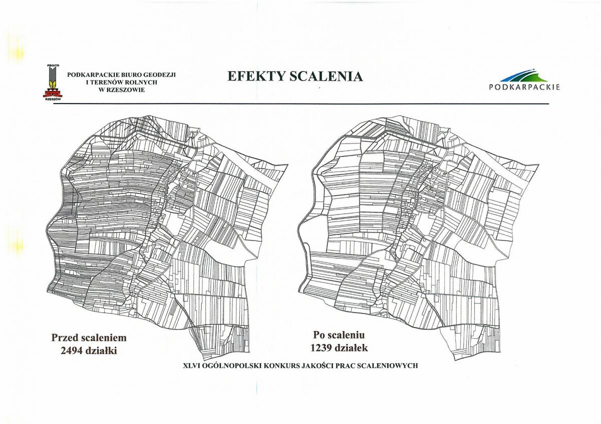 Projekt scalenia gruntów wsi drugim najlepszym w kraju