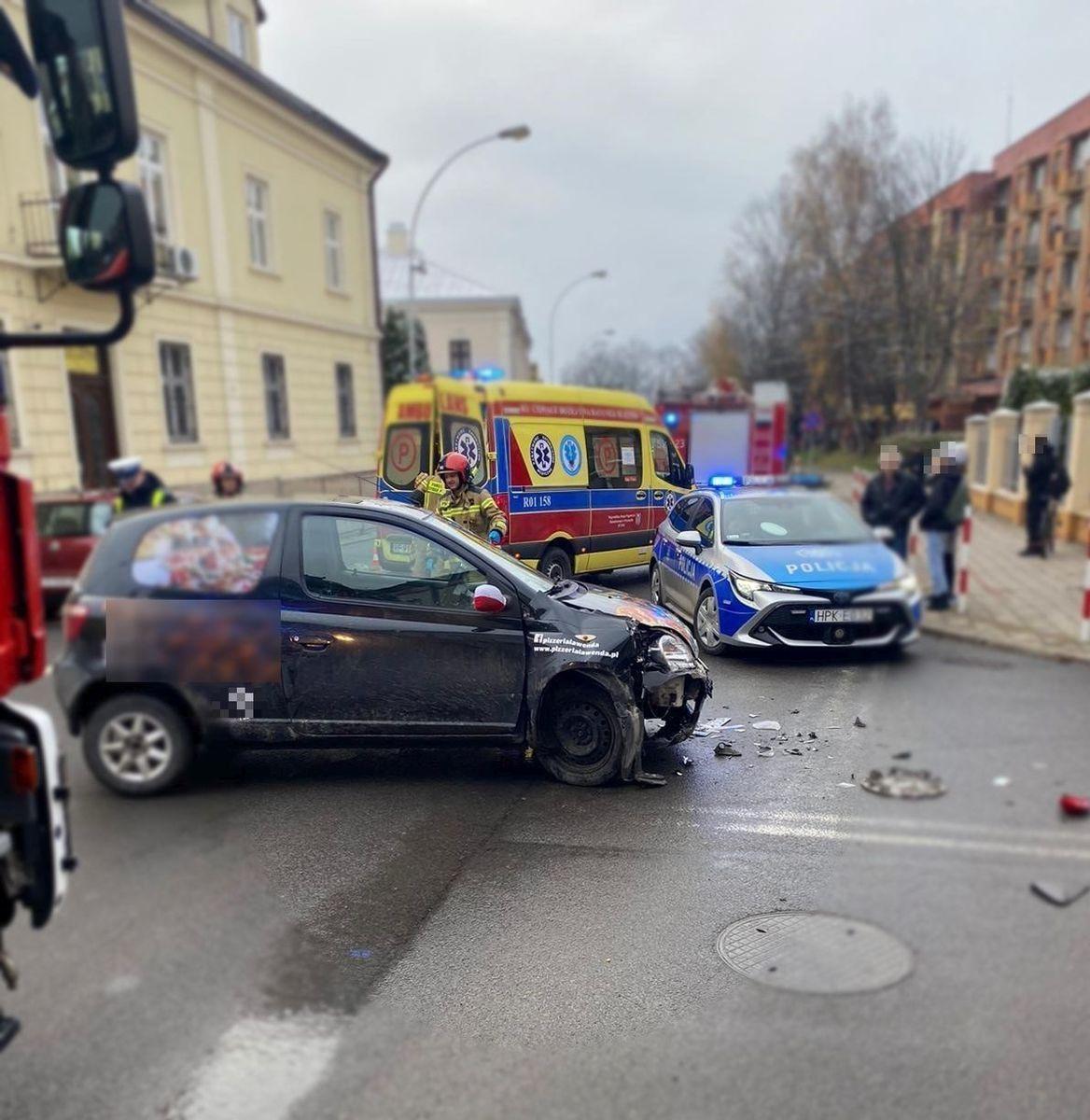 Toyotą w toyotę. Zderzenie w Przeworsku 