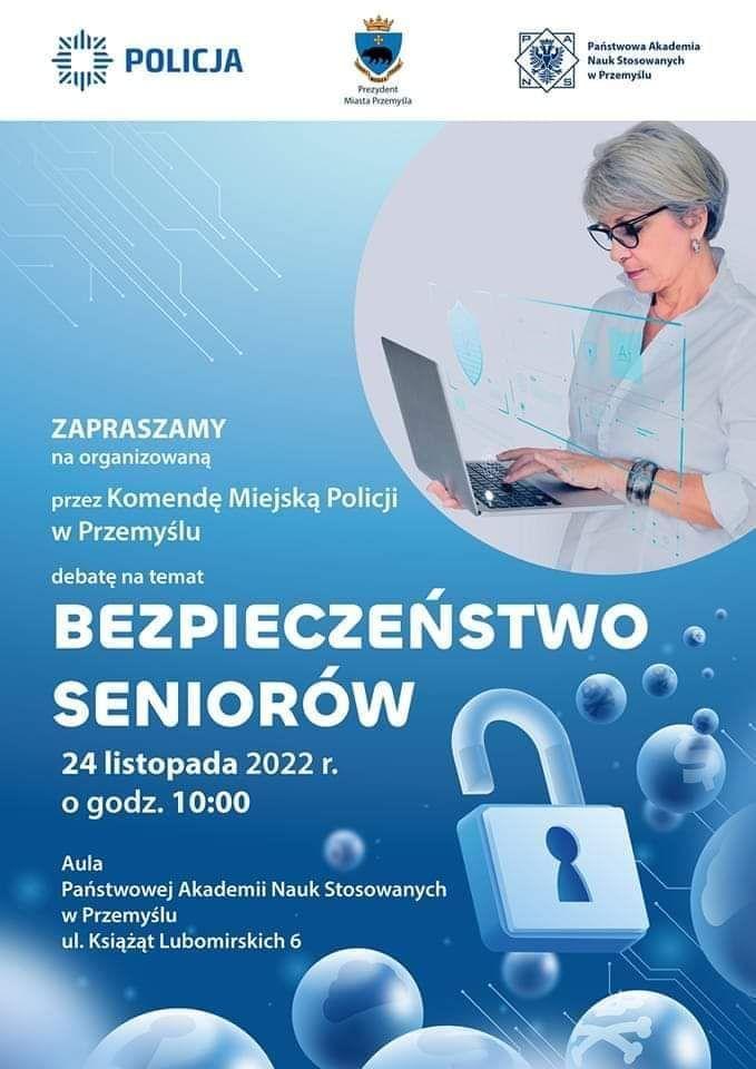 Policjanci będą omawiać bezpieczeństwo seniorów. Debata już w najbliższy czwartek 