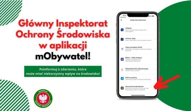 Donos poprzez aplikację? Nowość od GIOŚ