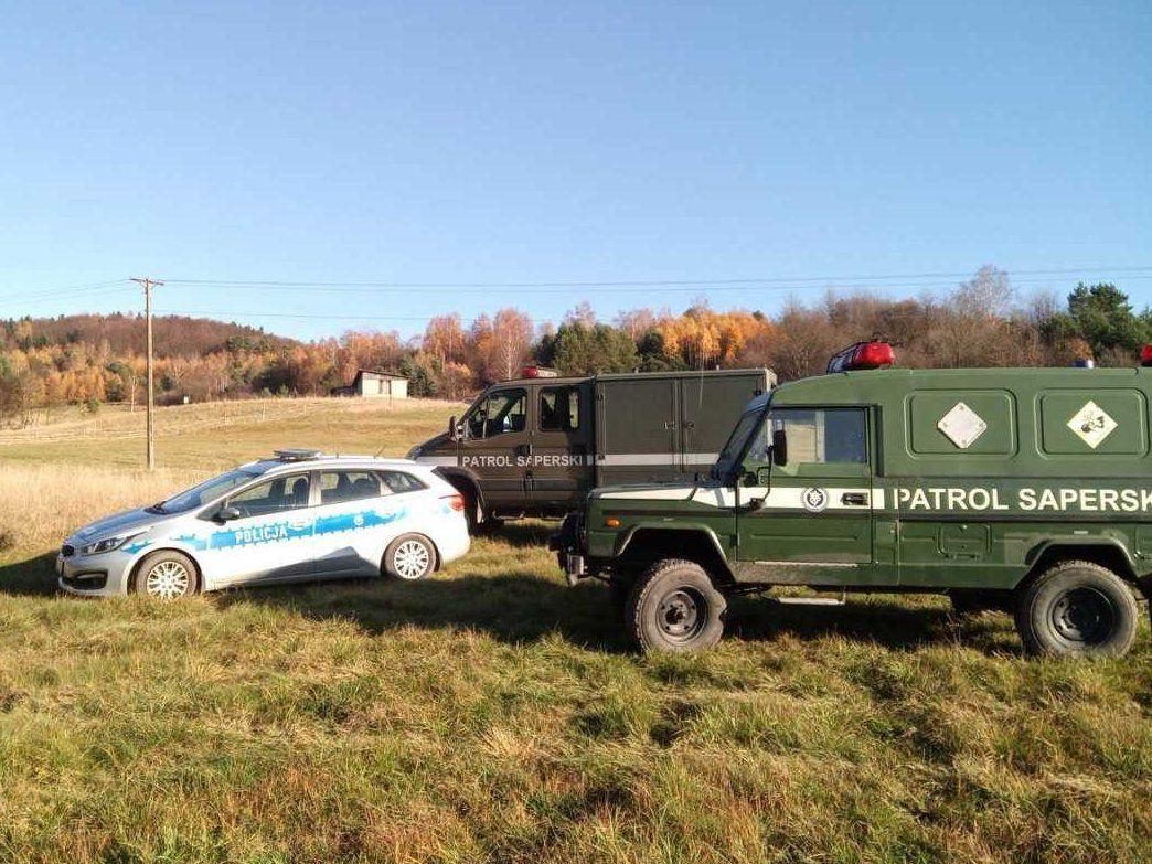 Odnaleziono pocisk artyleryjski. Zostanie zutylizowany na wojskowym poligonie