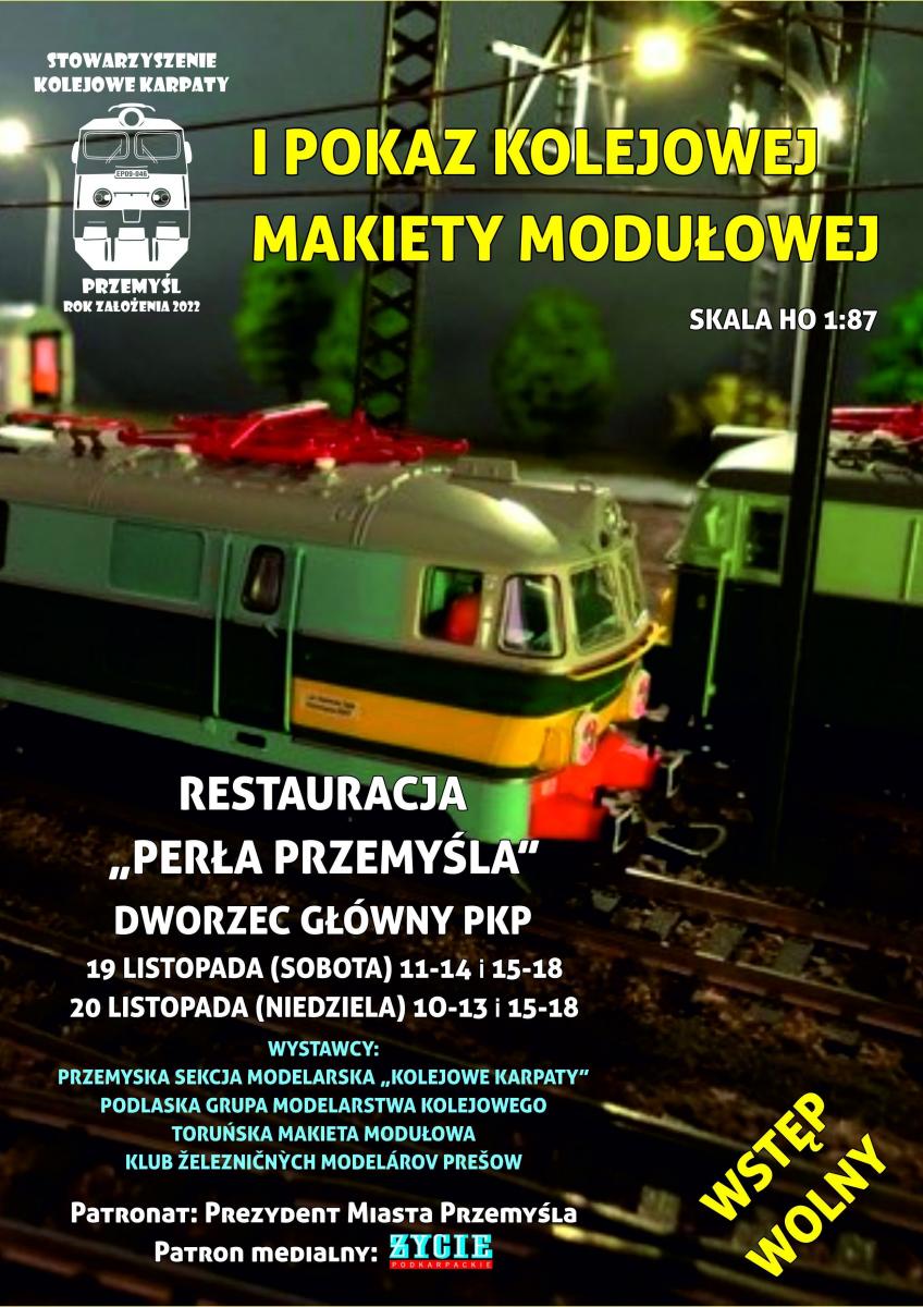 Makiety kolejowe na przemyskim dworcu
