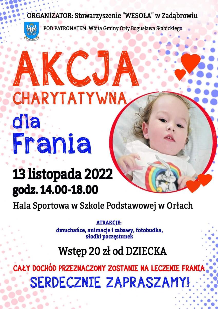 Z pomocą dla chorego Frania. Pomóżmy!