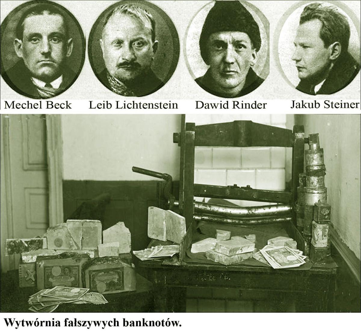 Fałszerze pieniędzy i ich pomocnicy