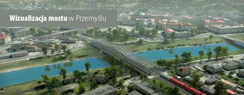 Przemyśl: Po przebudowie mostu pociągi pojadą szybciej