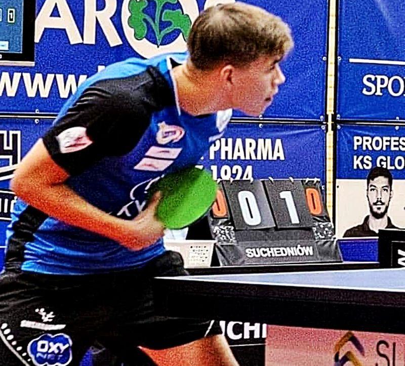 Alan Kulczycki na podium 1 Grand Prix Polski Juniorów