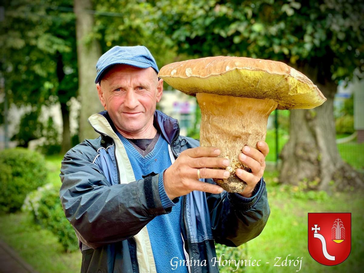 Taaaaaaki okaz! Pan Janusz znalazł dziś prawdziwka olbrzyma