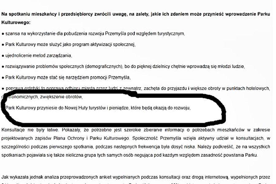 Czy doszło do plagiatu raportu o parku kulturowym?