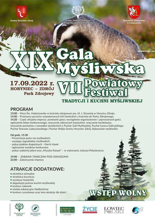 XIX Gala Myśliwska w Horyńcu-Zdroju przed nami