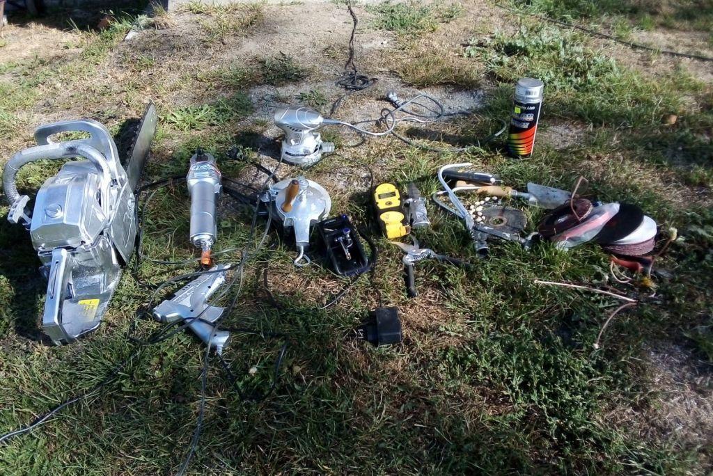 Ukradł elektronarzędzia i je przemalował. Odpowie przed sądem 