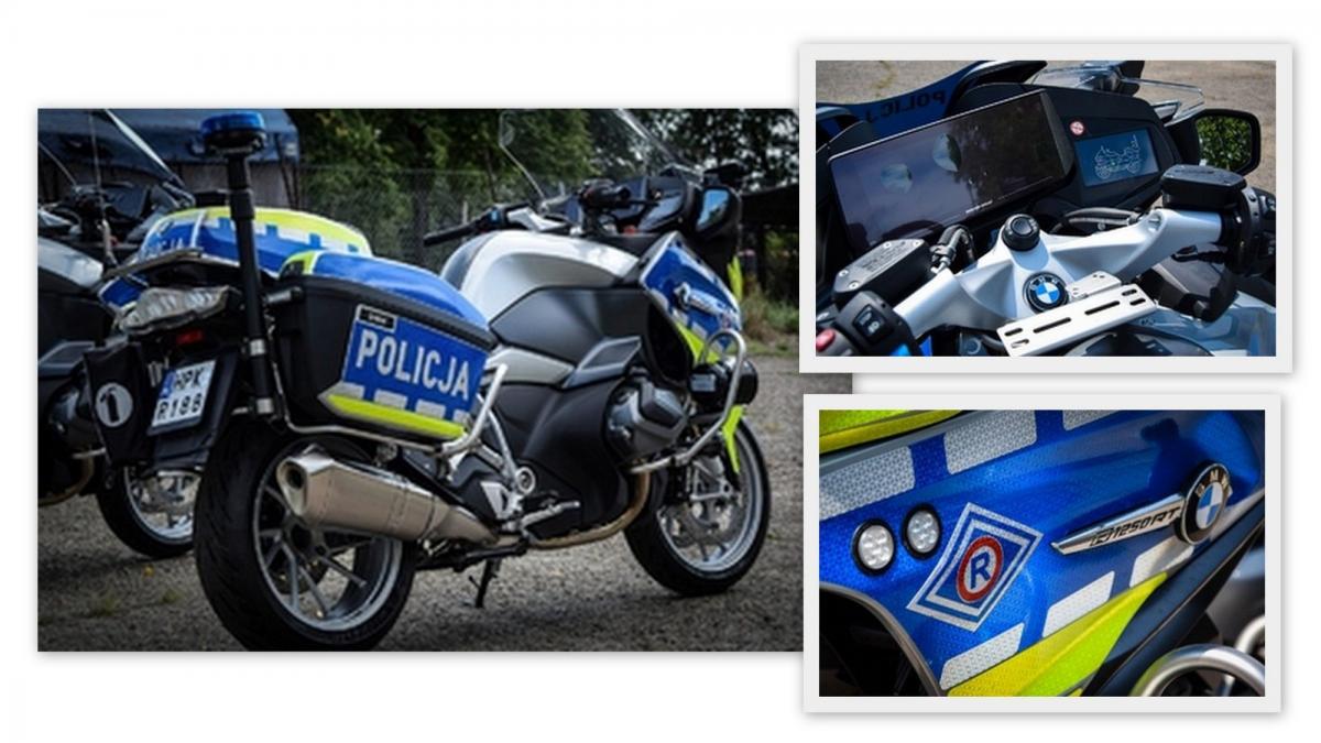 Nowe motocykle bmw dla policjantów z drogówki 