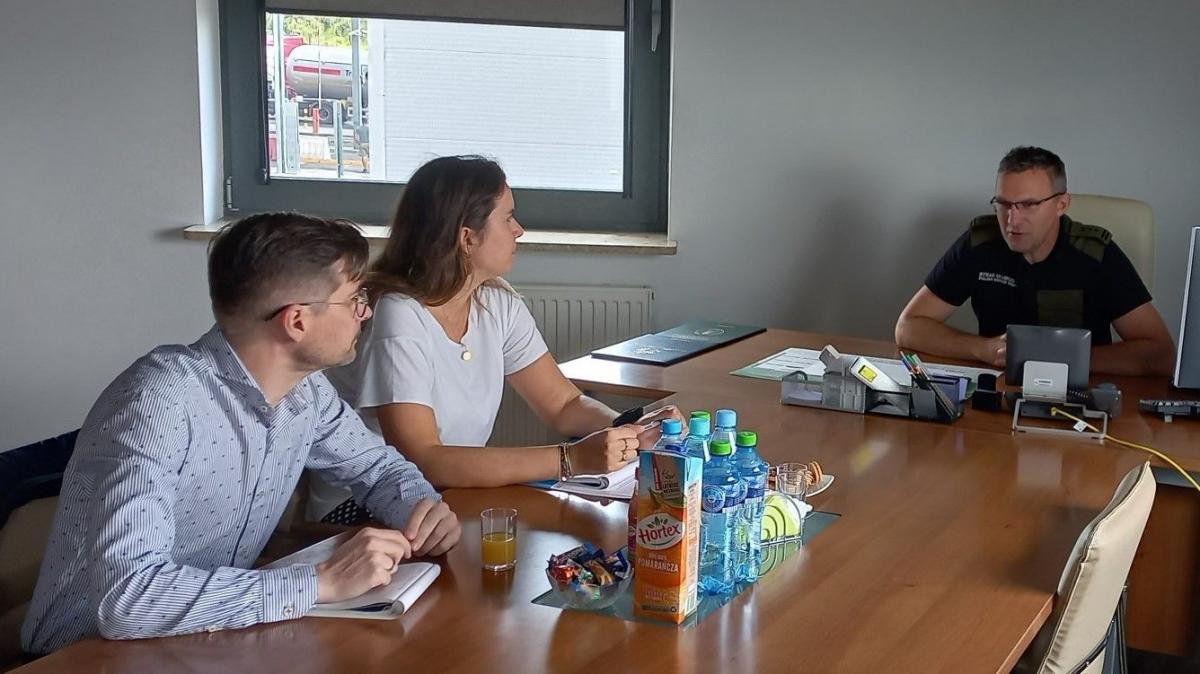 Odwiedziny w placówce Straży Granicznej w Medyce
