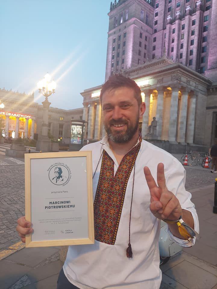 Marcin Piotrowski nagrodzony za ogrom empatii