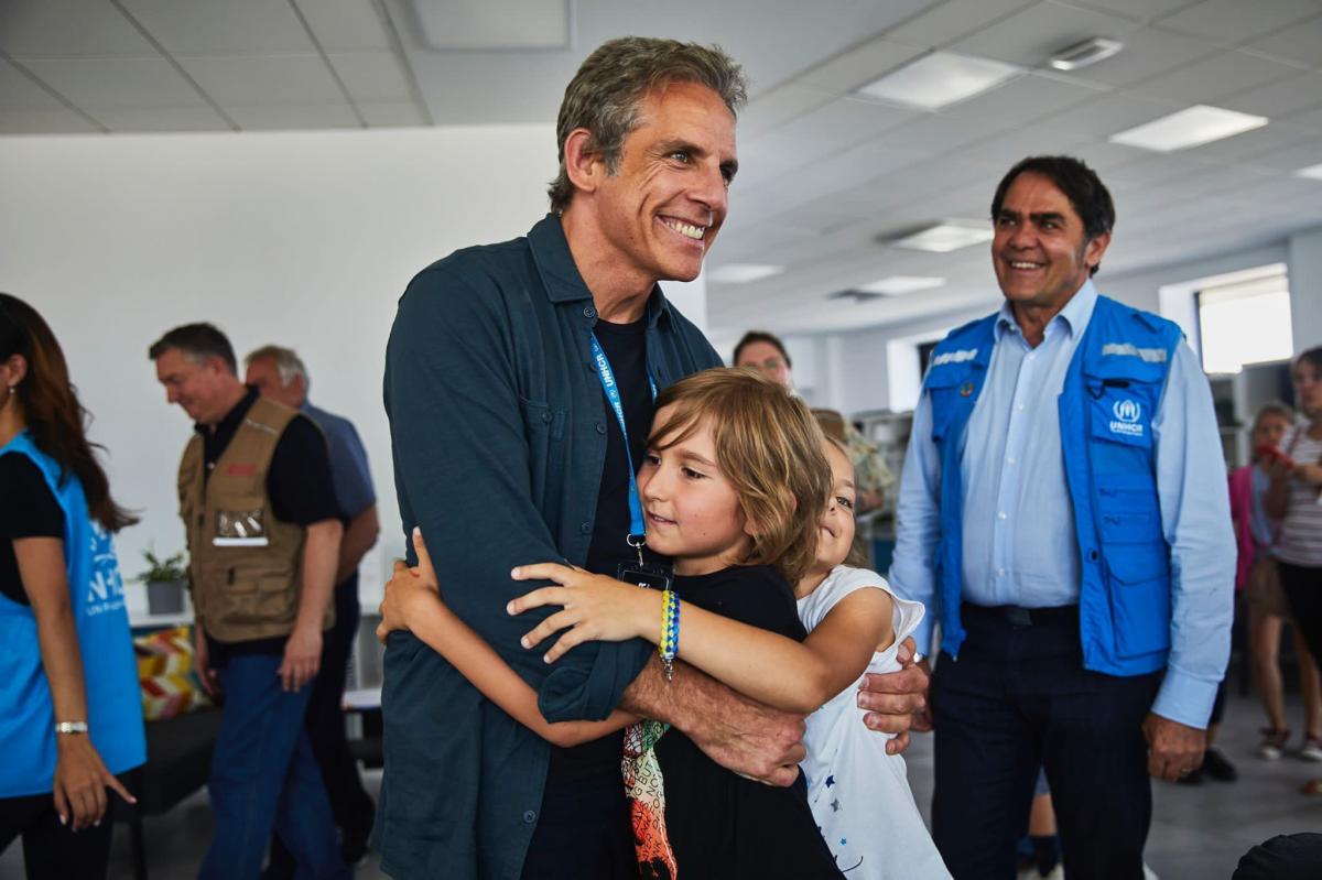 Ben Stiller w Medyce. Przyjechał spotkać się z rodzinami, których życie rozdarła wojna 