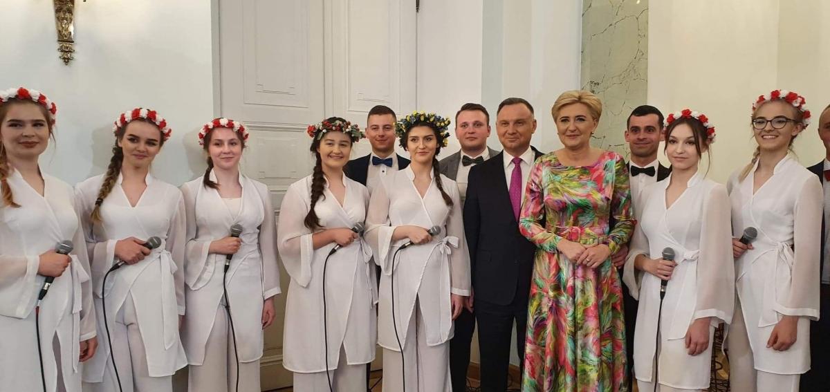Podhalańskie „Szarotki” w Pałacu Prezydenckim