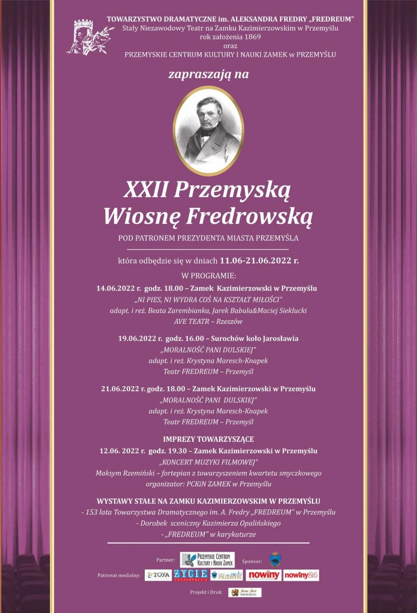 Wiosna Fredrowska już po raz dwudziesty drugi 