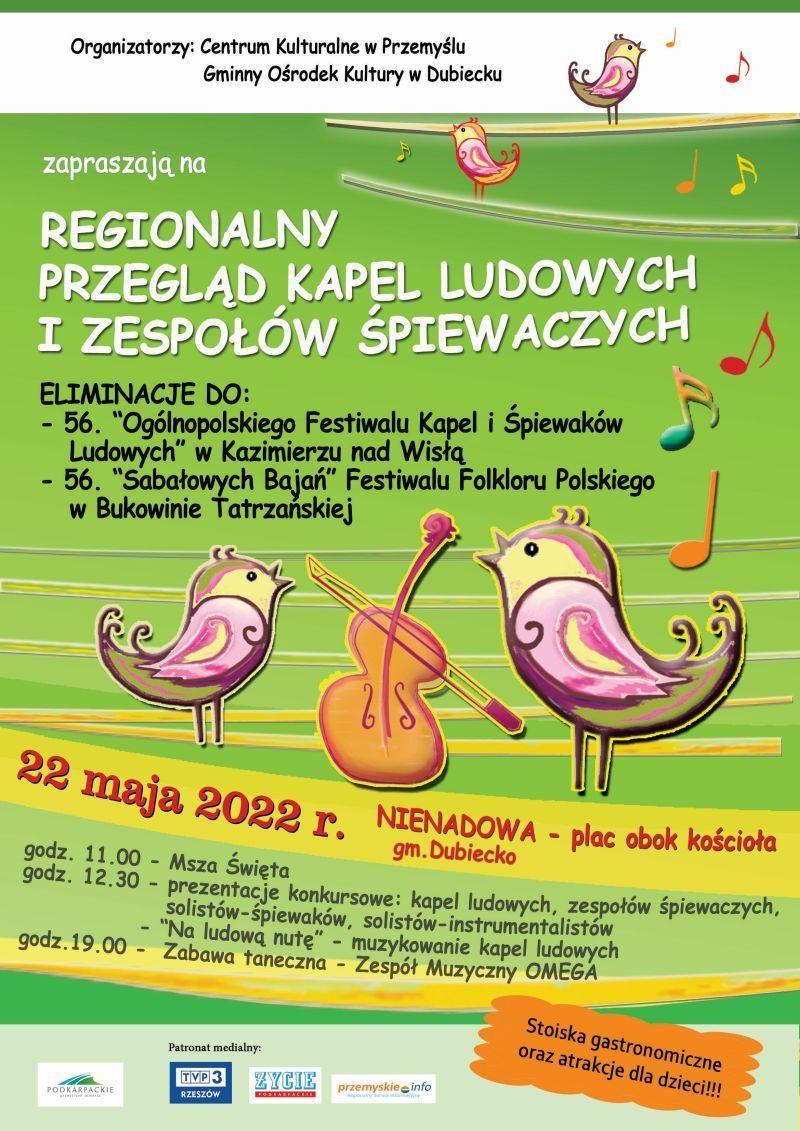 Przed nami Regionalny Przegląd Kapel Ludowych i Zespołów Śpiewaczych w Nienadowej