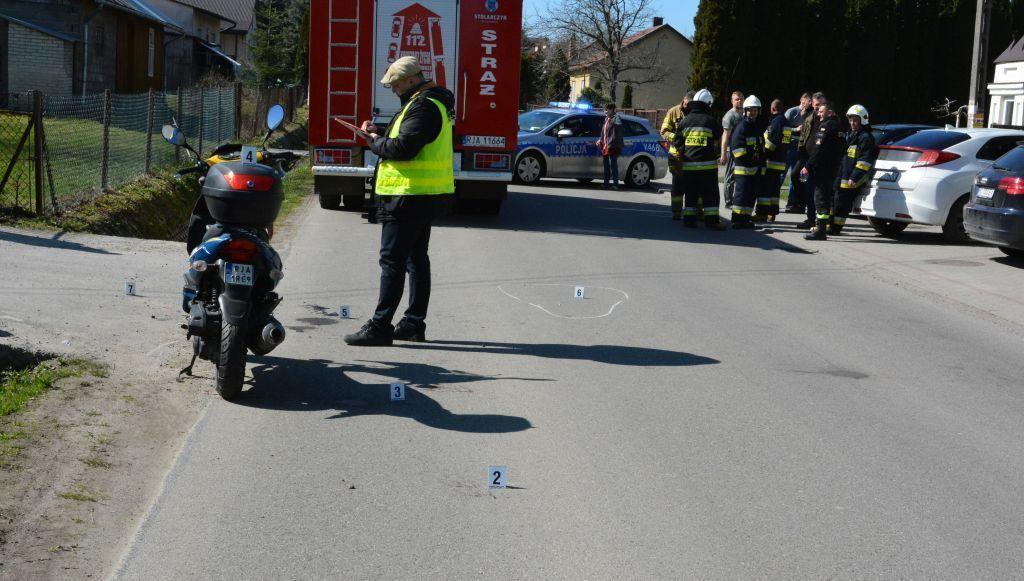 Pawłosiów: Kierowca toyoty nie ustąpił pierwszeństwa i zderzył się z jednośladem