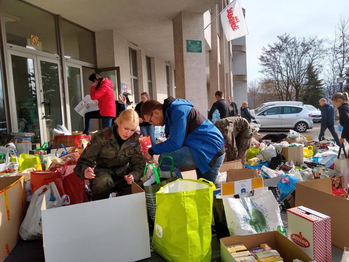 Magazyn Morawa w Przemyślu działa dla uchodźców