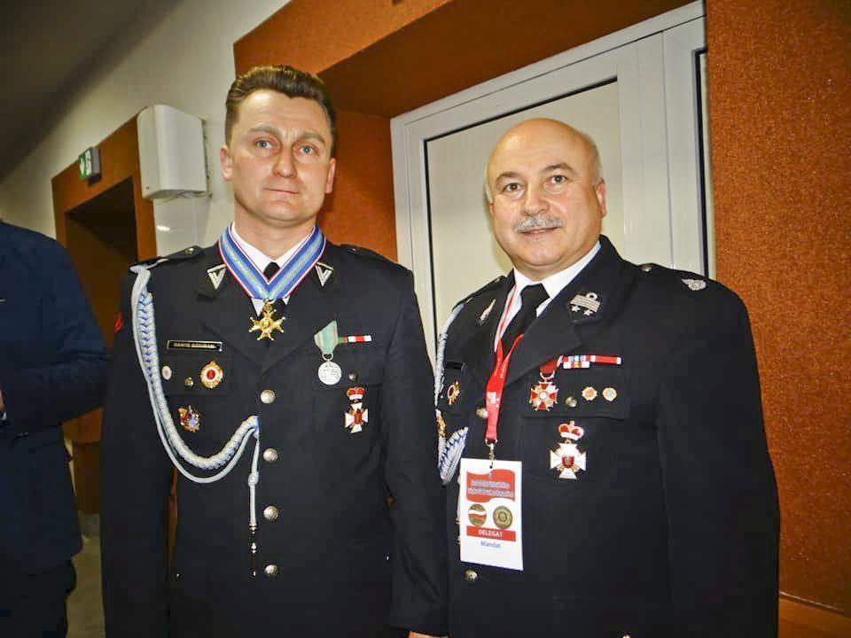 Druh OSP Krasiczyn uhonorowany Krzyżem Rycerskim za Męstwo, Ratowanie Życia i Ochronę Mienia