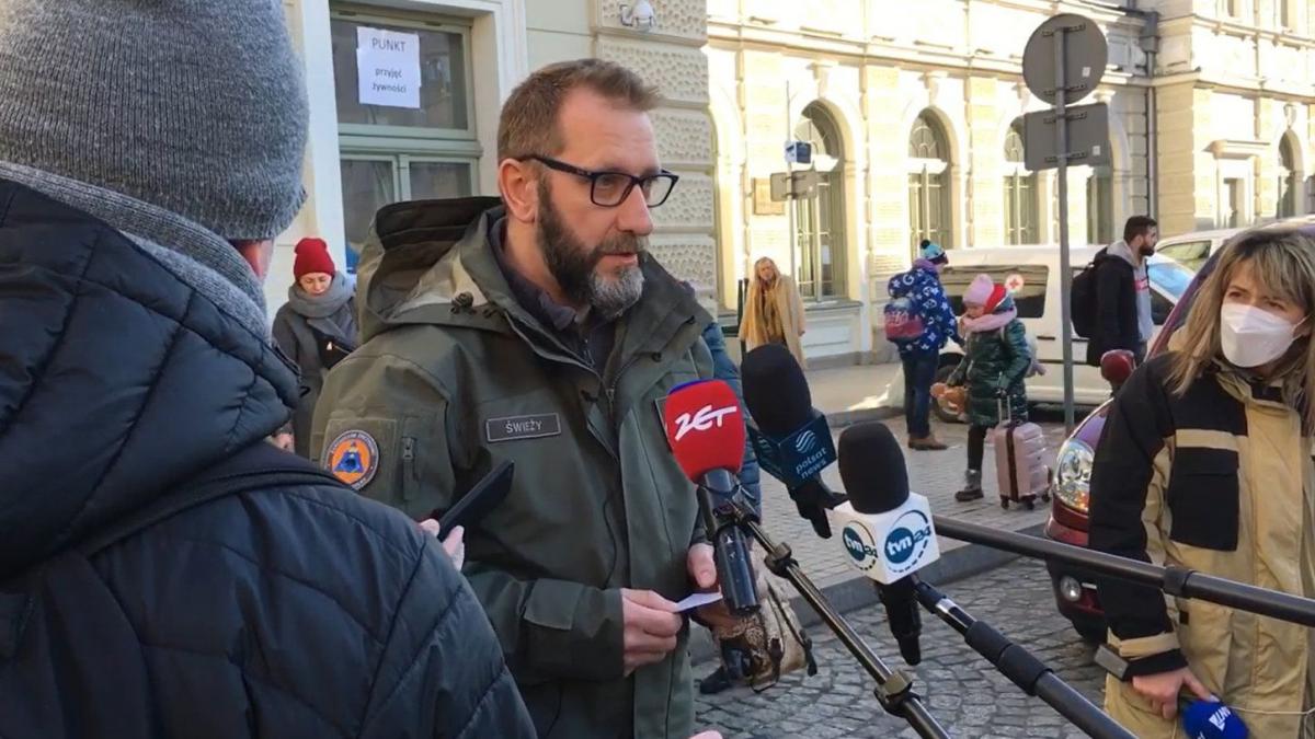 Nieco mniej przyjezdnych z Ukrainy, mniej też wolontariuszy