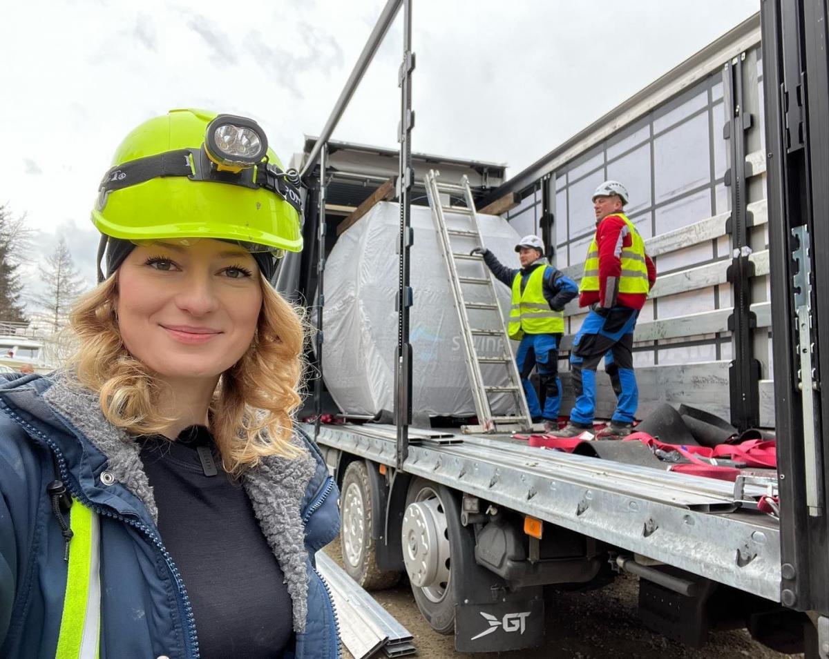 Kolej gondolowa coraz bliżej. Trucking girl przybyła nad Solinę