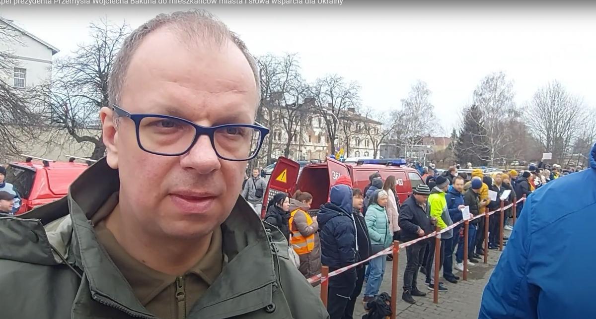 Apel  prezydenta Przemyśla Wojciecha Bakuna [WIDEO]