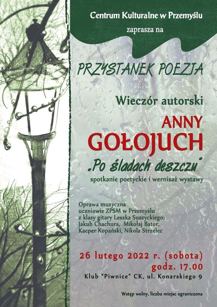 Po śladach deszczu – wieczór autorski Anny Gołojuch w przemyskim CK