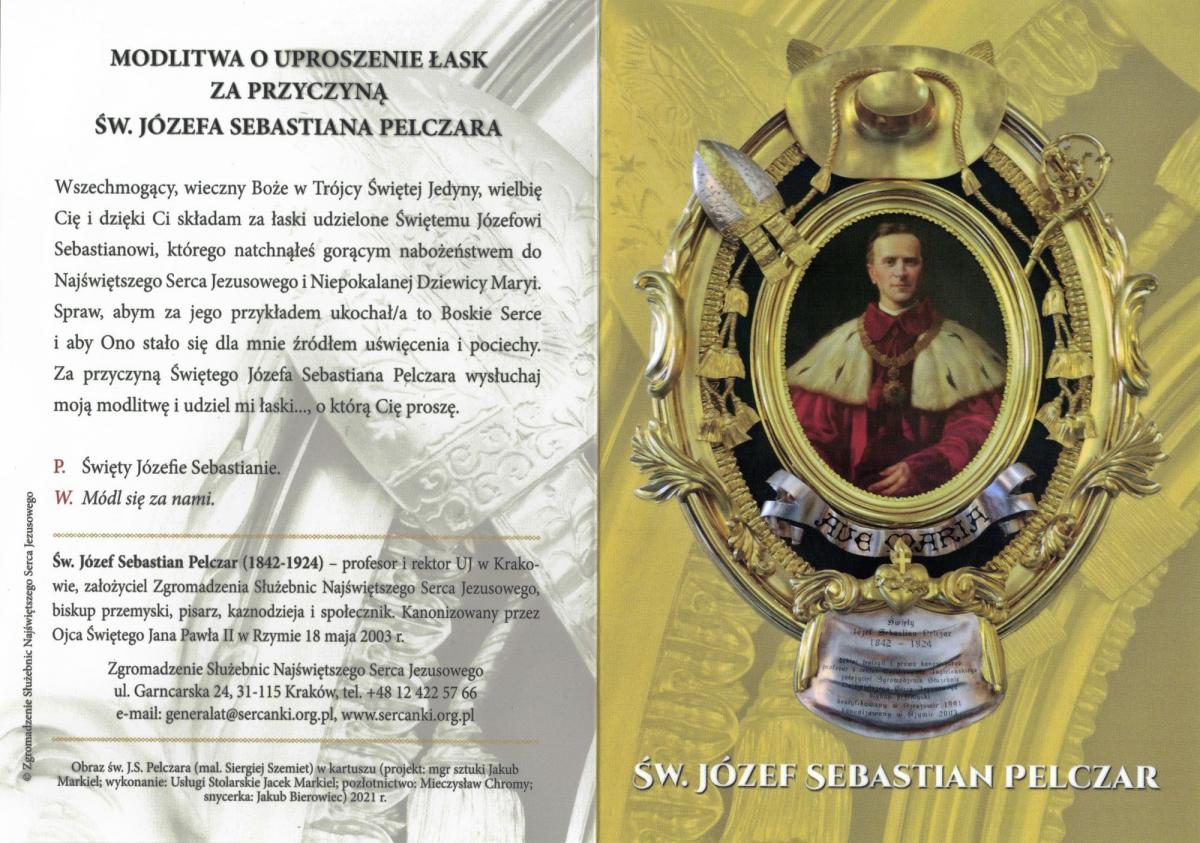 Kolejny przemyski ślad w Krakowie – tablica ku czci św. Józefa Sebastiana Pelczara