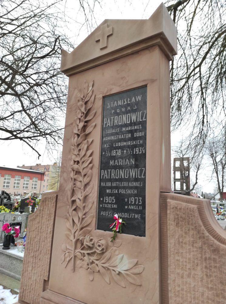 Remont nagrobka rodziny Patronowiczów na półmetku