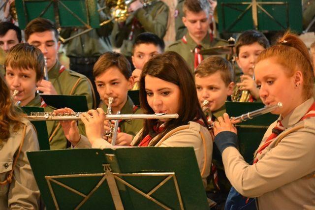 Koncert Noworoczny Harcerskiej Orkiestry Dętej w Żurawicy [ZDJĘCIA]