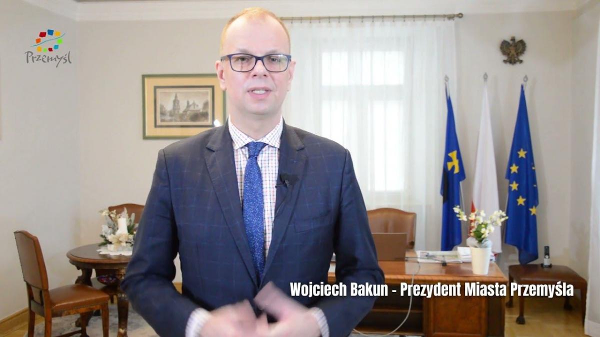 Życzenia noworoczne od prezydenta Wojciecha Bakuna [WIDEO]