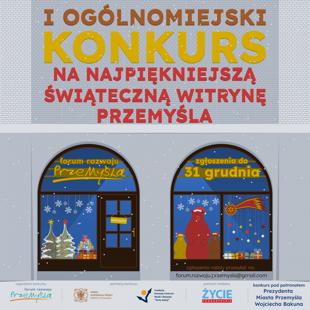 Konkurs na najpiękniejszą świąteczną witrynę sklepową w Przemyślu