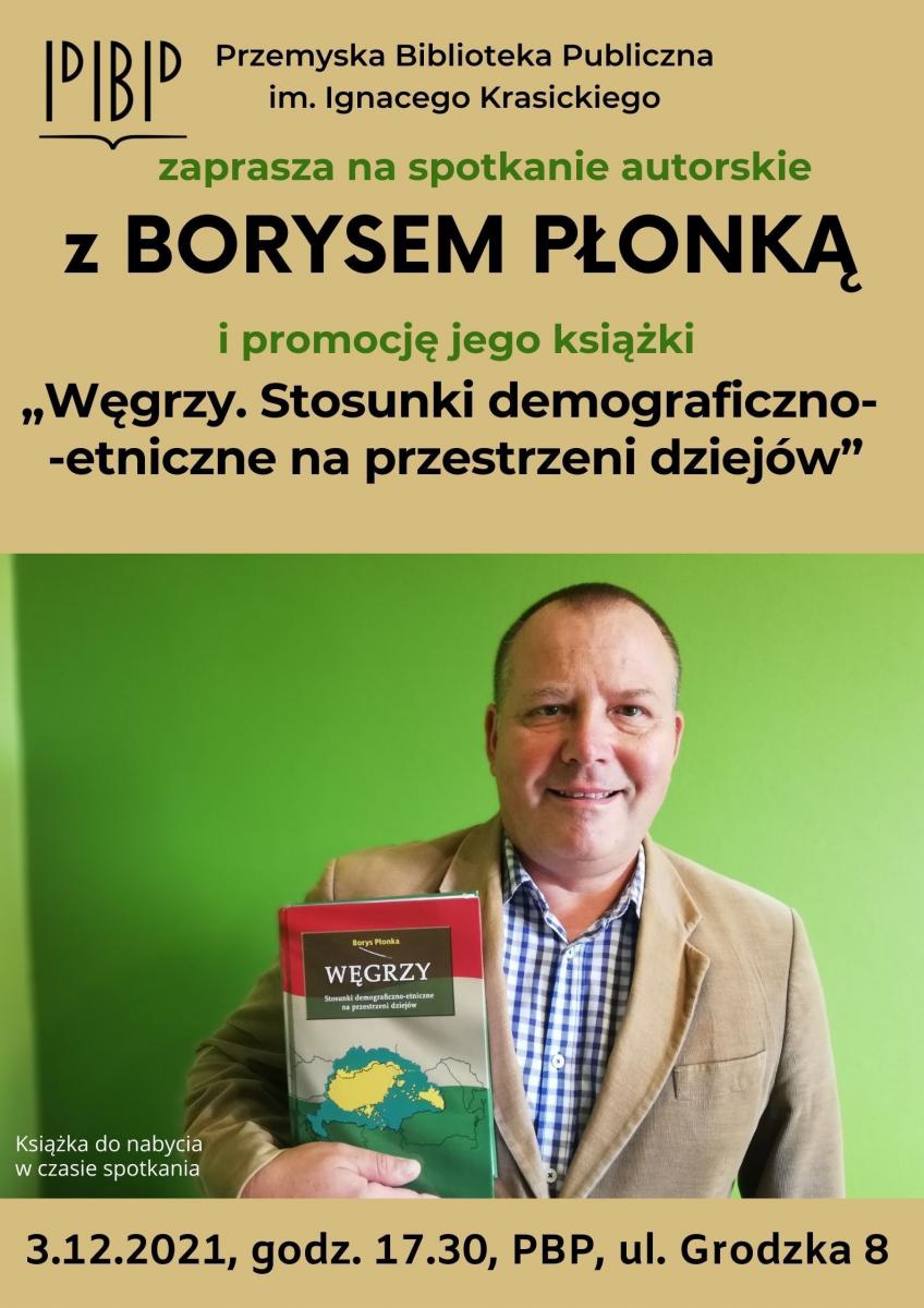 Węgrzy w przemyskiej bibliotece. Spotkanie autorskie z Borysem Płonką