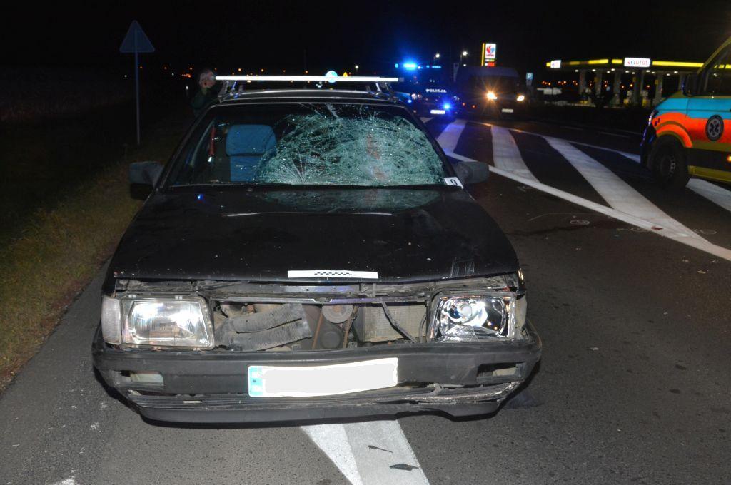 Skołoszów: tragiczny wypadek. Kierujący audi potrącił pieszego, który przebiegał przez jezdnię