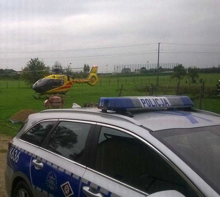 Mężczyzna przygnieciony przez ścianę budynku. Tragiczny wypadek podczas rozbiórki