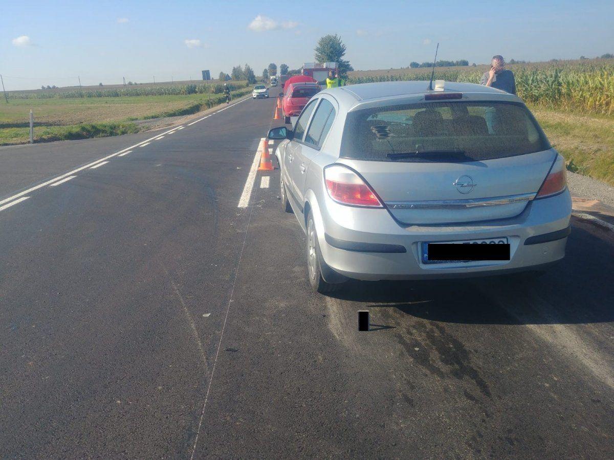Oleszyce: zderzenie opla z citroenem. Trzy osoby ranne, w tym dwoje dzieci