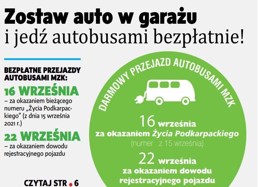 Jedź bezpłatnie autobusami!