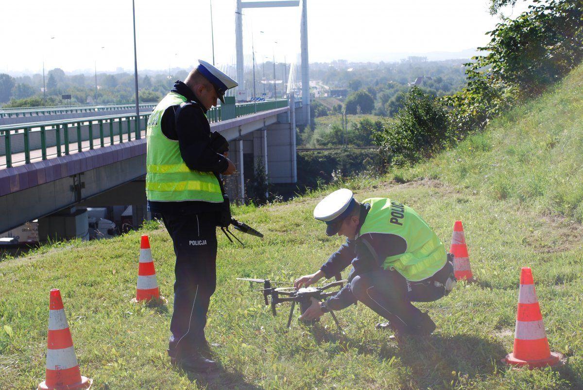 Niesforni kierowcy w „oku” drona policjantów z Przemyśla