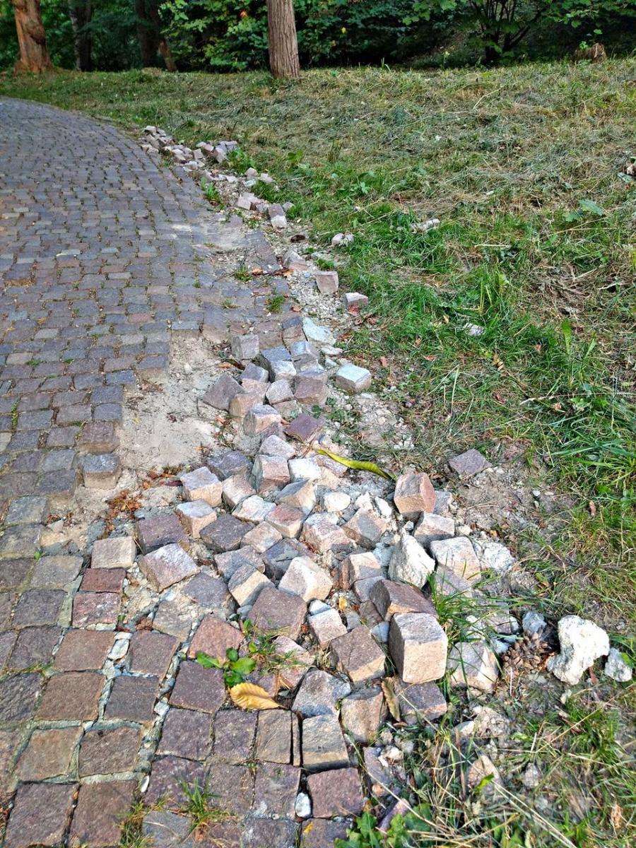 Park miejski coraz bardziej zaniedbany