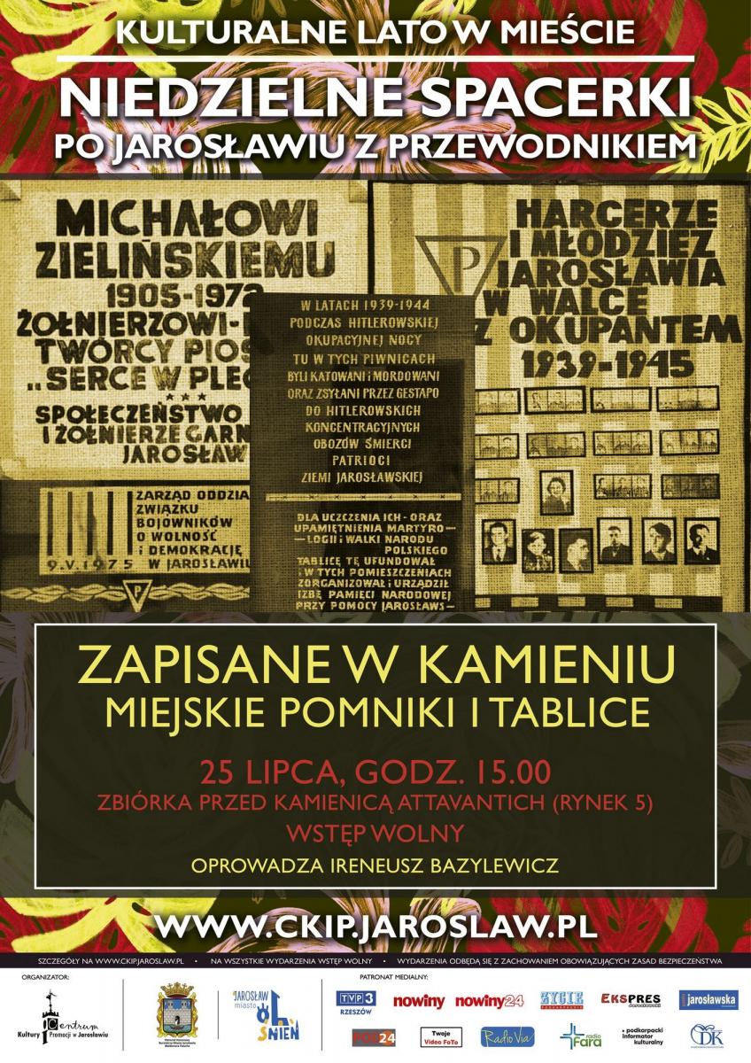 Zapisane w kamieniu – „Niedzielne spacerki po Jarosławiu z przewodnikiem”