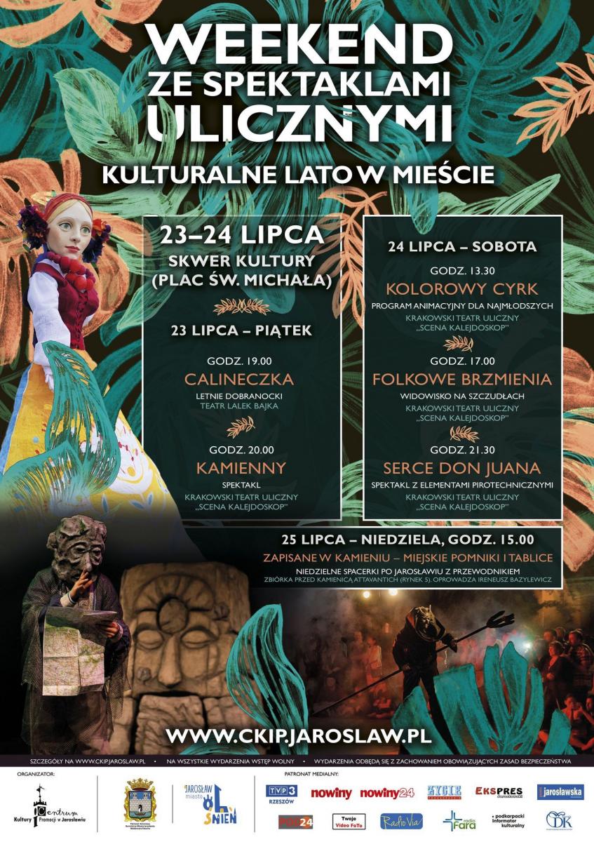 Weekend ze spektaklami ulicznymi w Jarosławiu