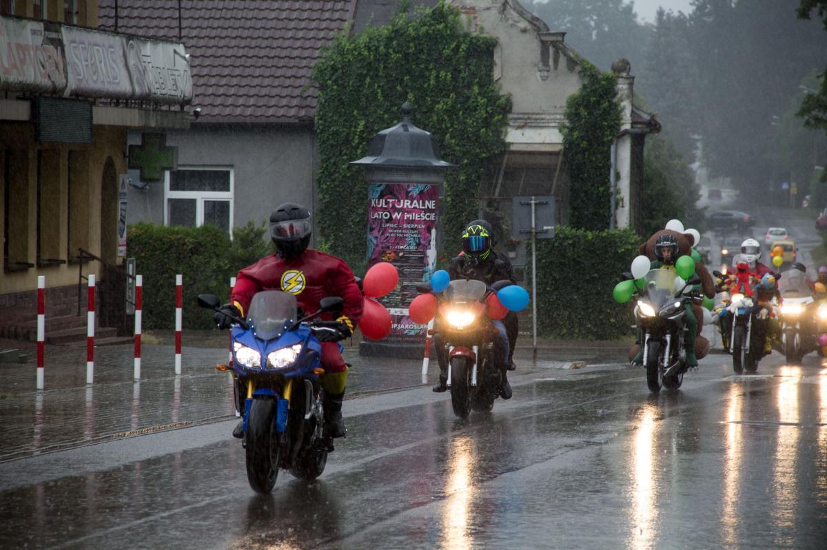 Motocyklowa parada dla Kubusia