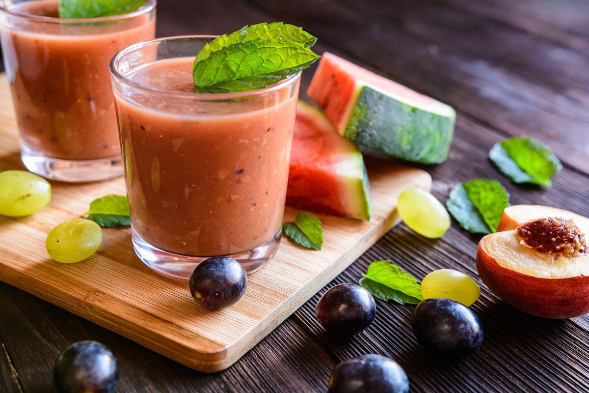 Orzeźwiające smoothie z arbuzem