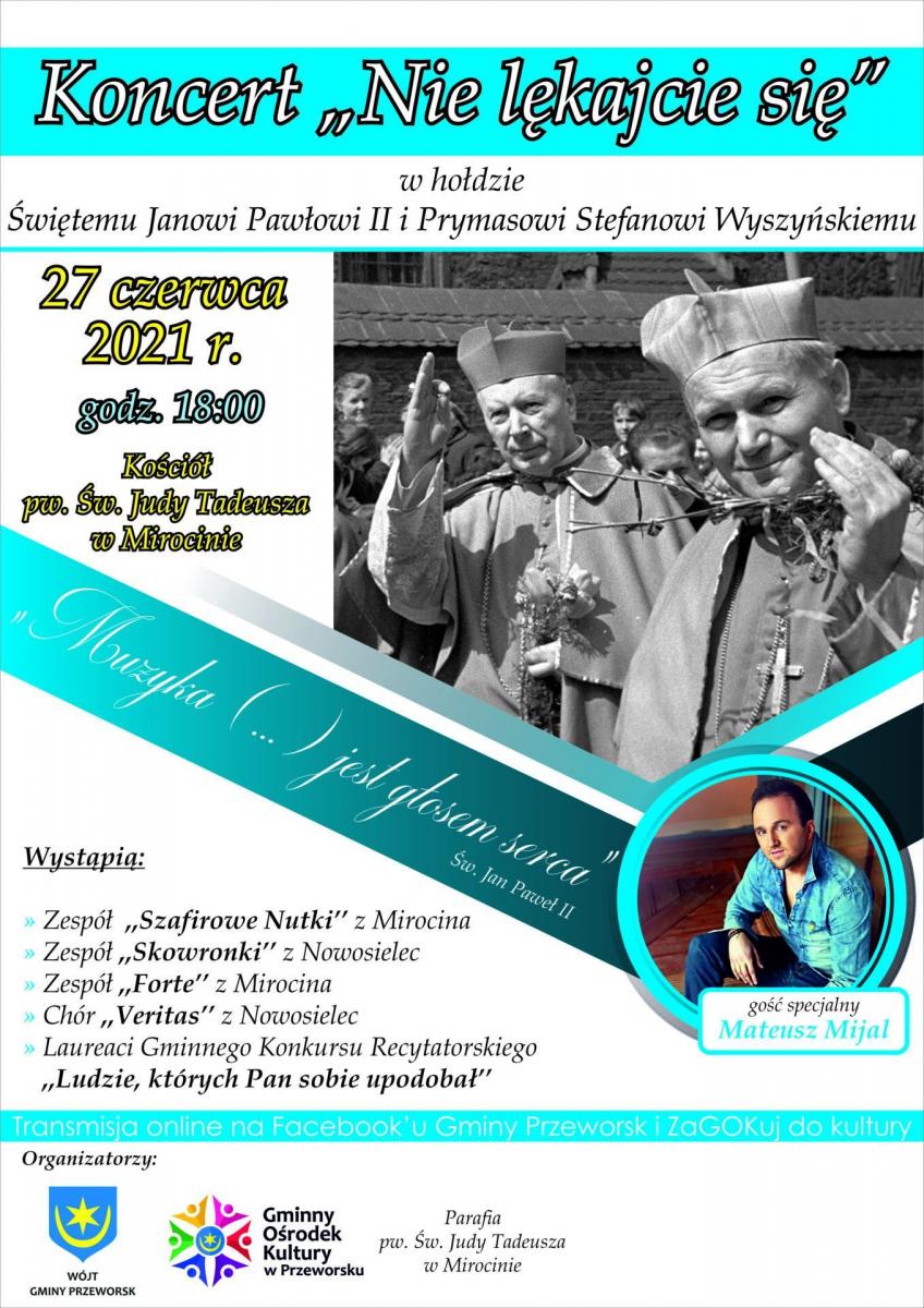 Koncert w hołdzie papieżowi i prymasowi
