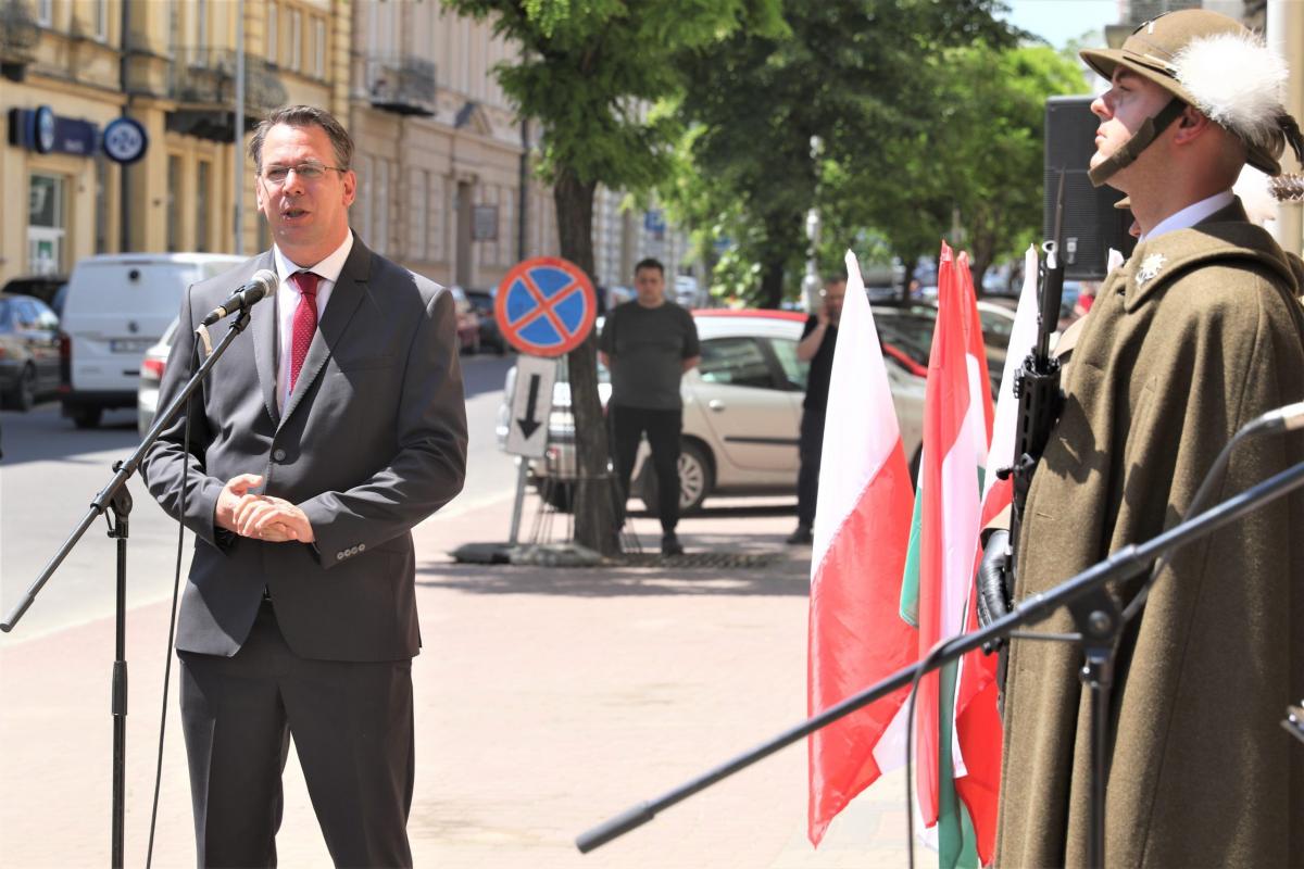 Dni przyjaźni polsko-węgierskiej w Przemyślu. Tablica Szabolcsa odsłonięta 